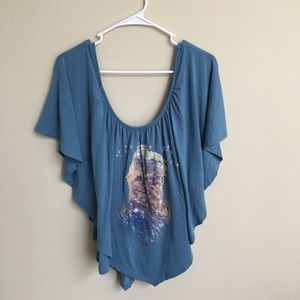 Star Wars Chewbacca Top -Blue- XXL